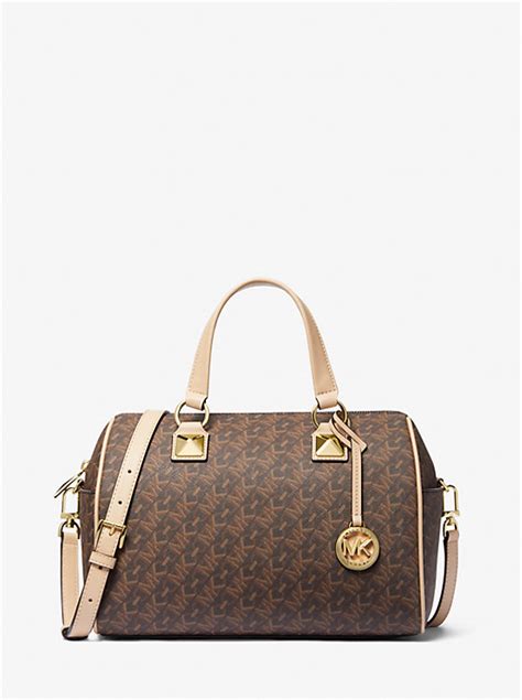 michael kors grayson zifferblätter|Grayson Medium Empire Signature Logo Satchel .